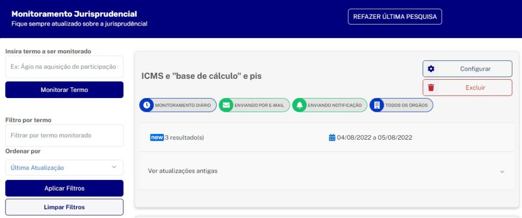 Monitoramento jurisprudencial 01